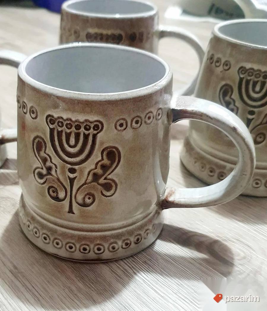 Rustični set keramičkih šolja 4