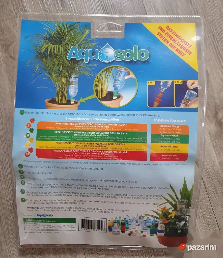 Aquasolo sistem za automatsko zalivanje biljaka UVOZ 2
