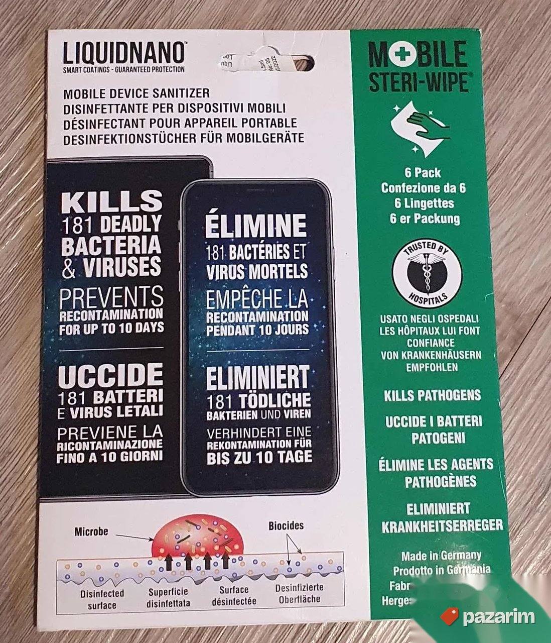 Nove Liquidnano dezinfekcione maramice za telefon 6 kom 1