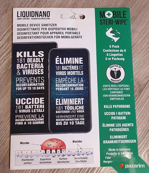 Nove Liquidnano dezinfekcione maramice za telefon 6 kom