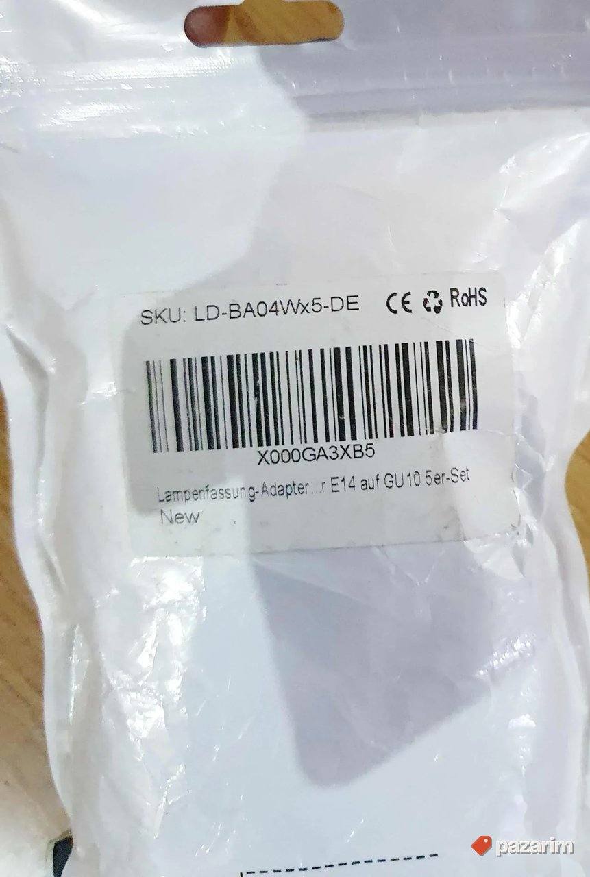 Adapter za sijalice E14 GU10 Set 5 kom Novo 3