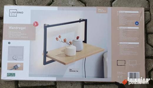 Nova LIVARNO Home zidna polica sa LED osvetljenjem