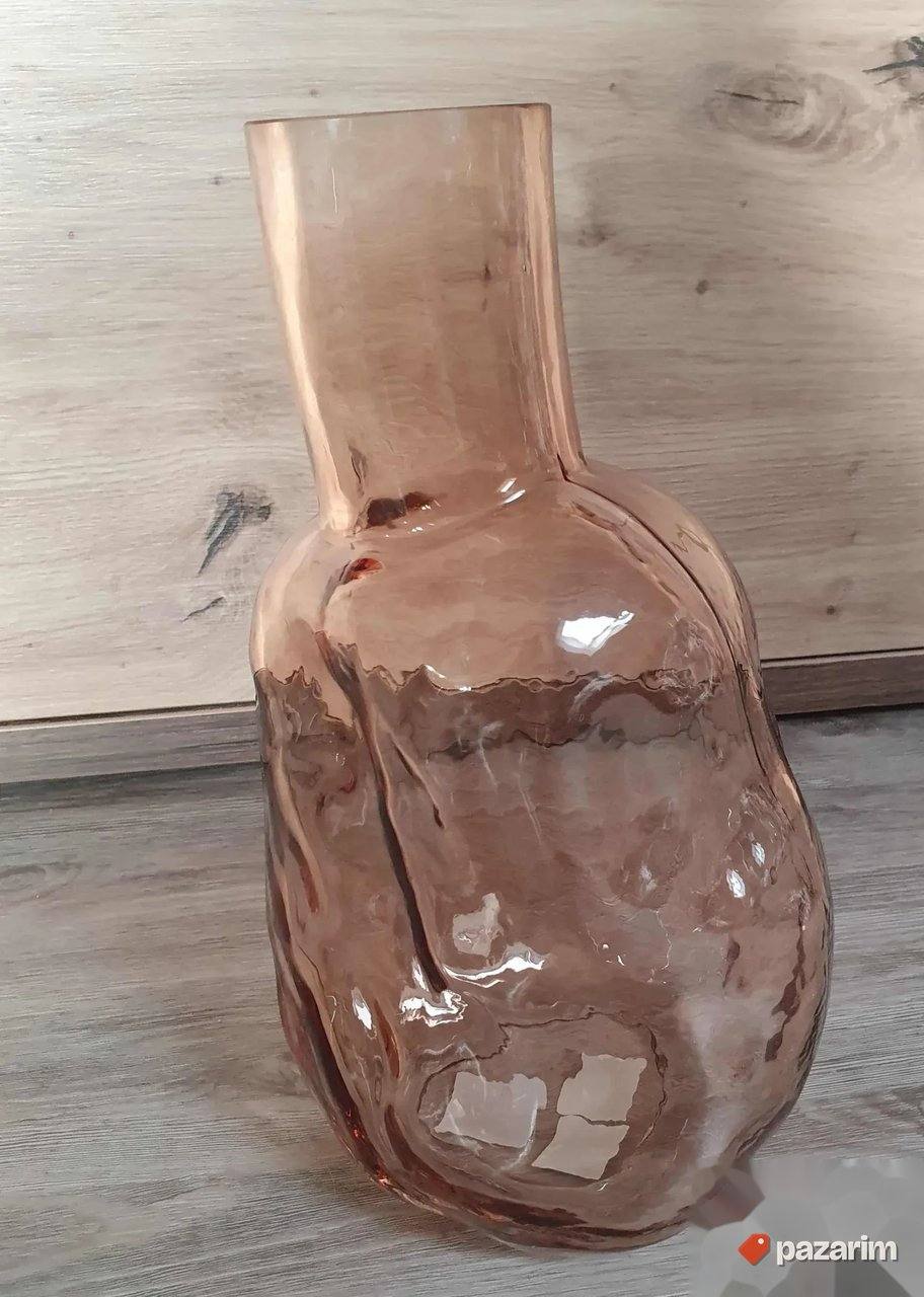 Elegantna staklena vaza moderna, dekorativna, 30 cm 1