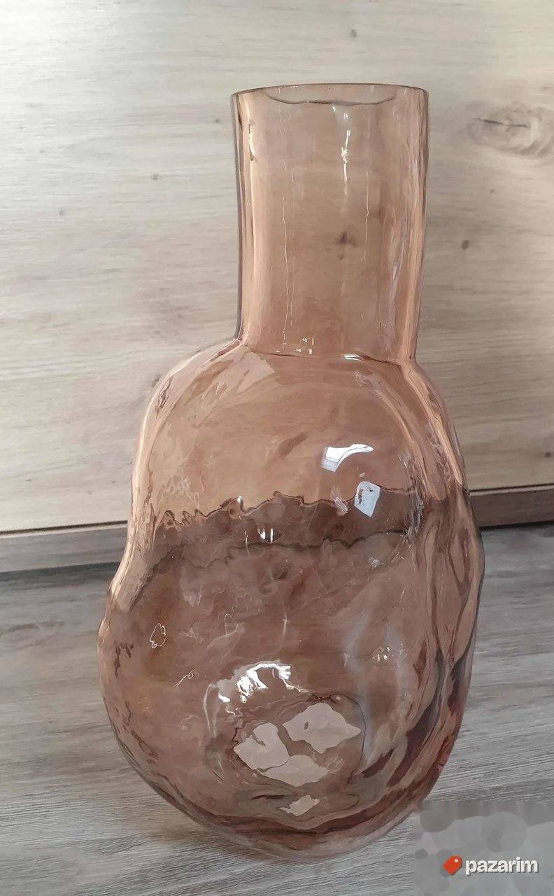 Elegantna staklena vaza moderna, dekorativna, 30 cm 2