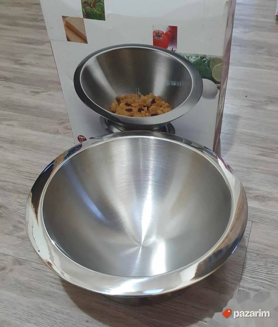 Inox činija sa postoljem 2,5L 2