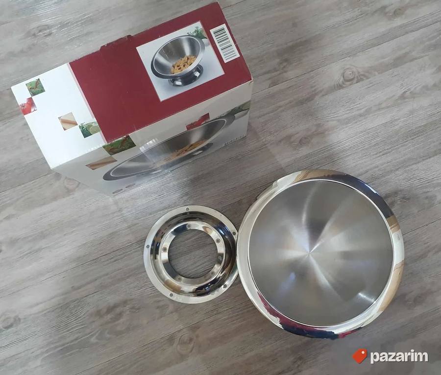 Inox činija sa postoljem 2,5L 3