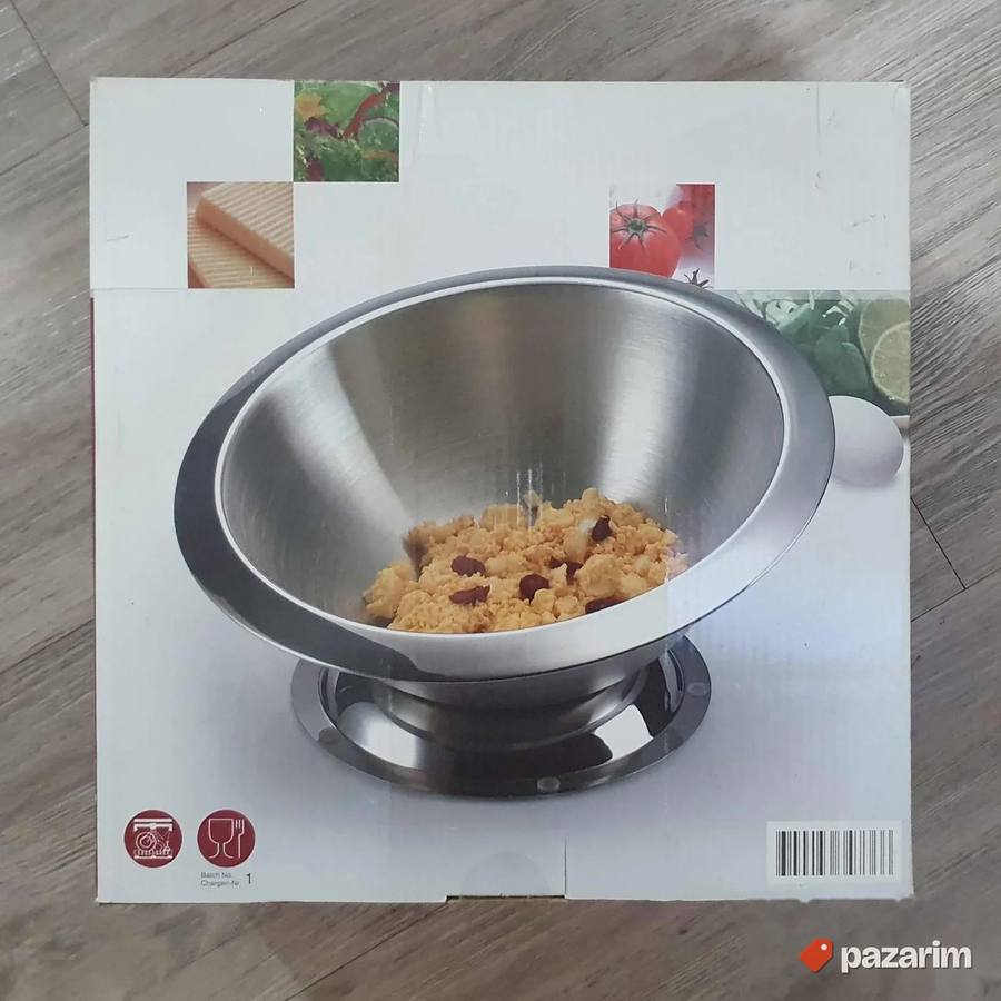 Inox činija sa postoljem 2,5L 4