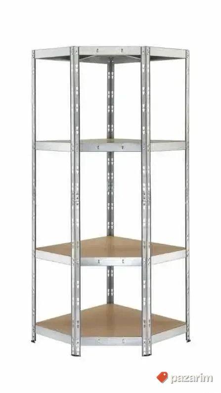 Nova Parkside ugaona metalna polica 70x70x40x180 cm