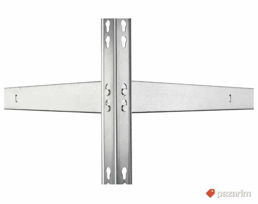 Nova Parkside ugaona metalna polica 70x70x40x180 cm 4