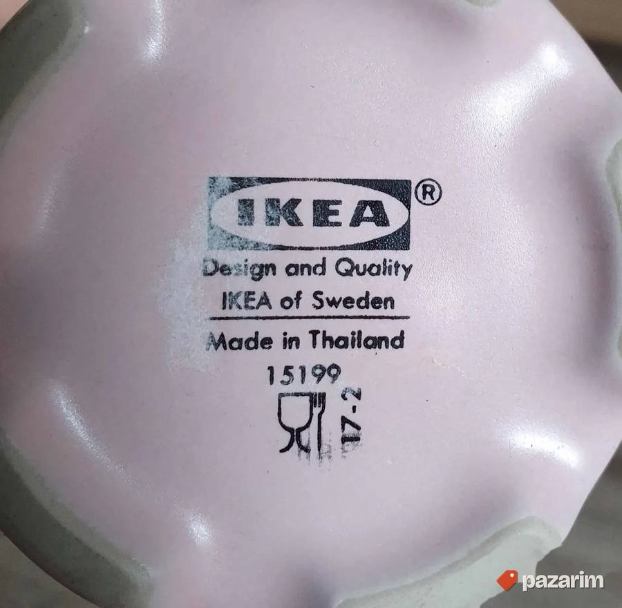 IKEA šolje set 4 kom nežno roze 2
