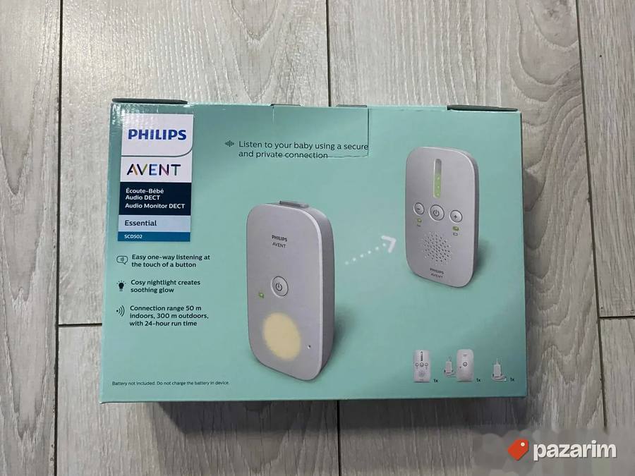 NOV Philips Avent audio bebi monitor (SCD502) 2