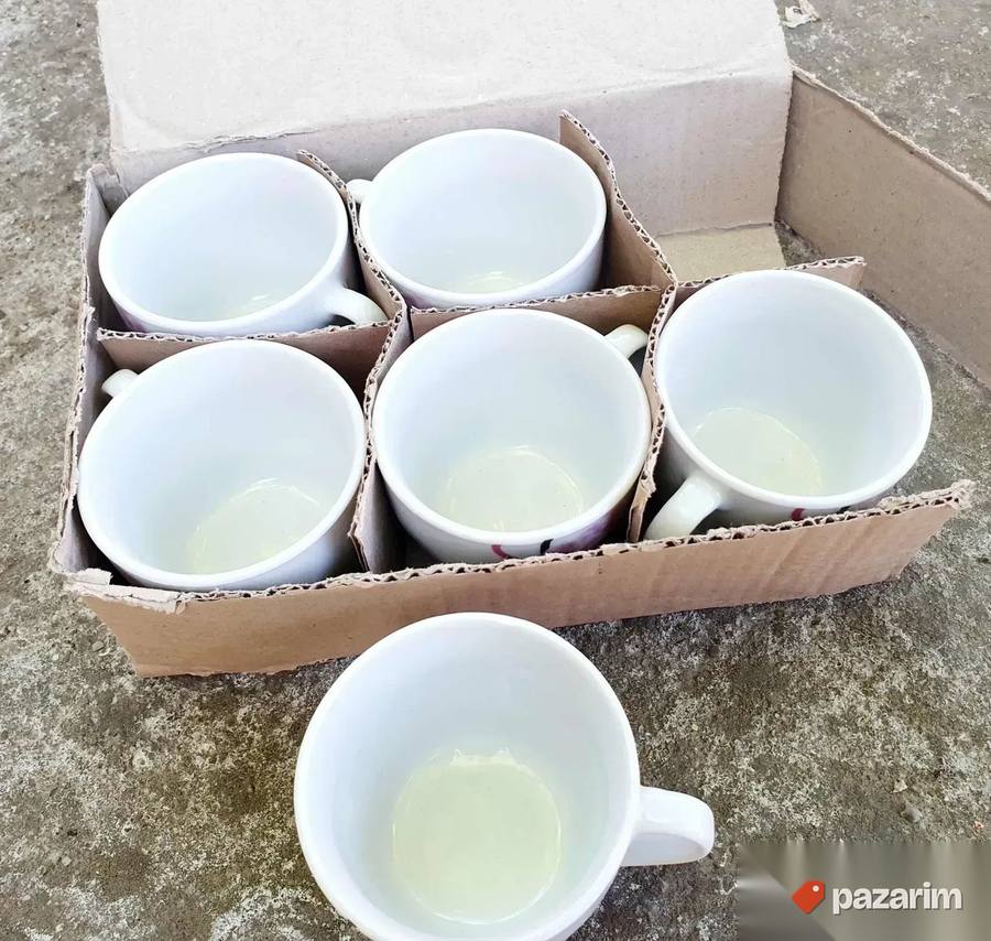 Akcija Nova porcelanska šolja sa motivom orhideje 12 komada 2