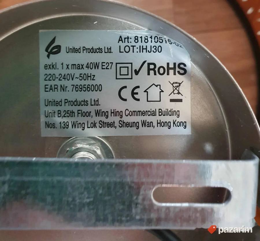 Moderna plafonska lampa sa dekorativnim abažurom 4