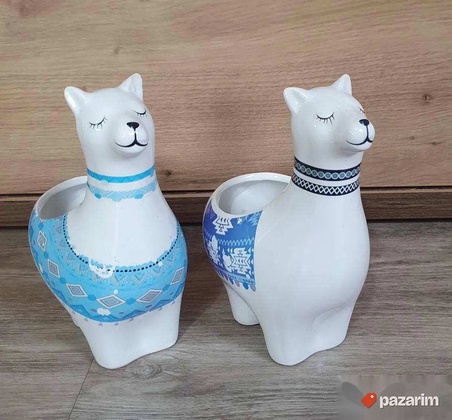 Dekorativne lame – moderne keramičke figure / saksije 2