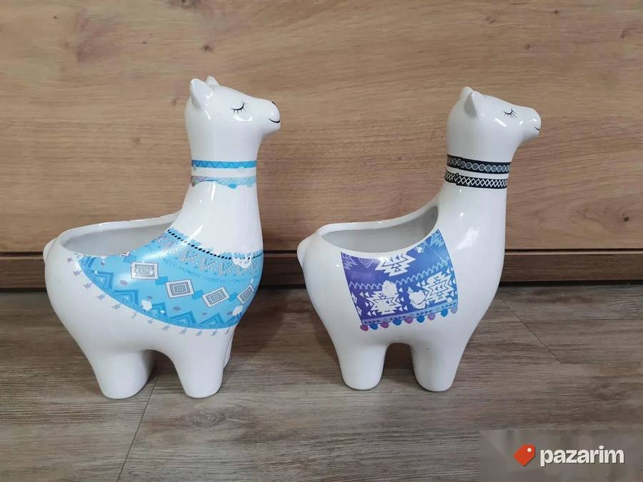 Dekorativne lame – moderne keramičke figure / saksije 3