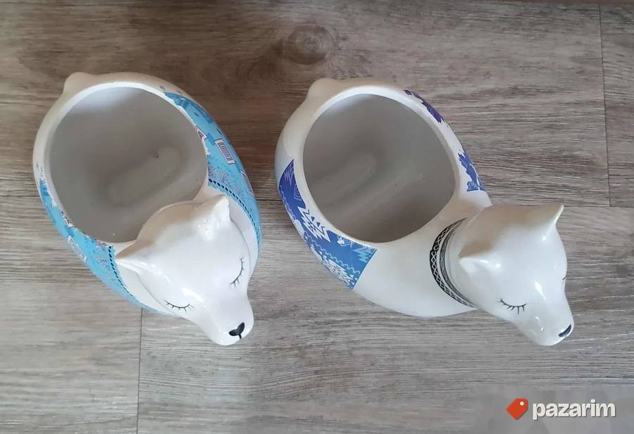 Dekorativne lame – moderne keramičke figure / saksije 4