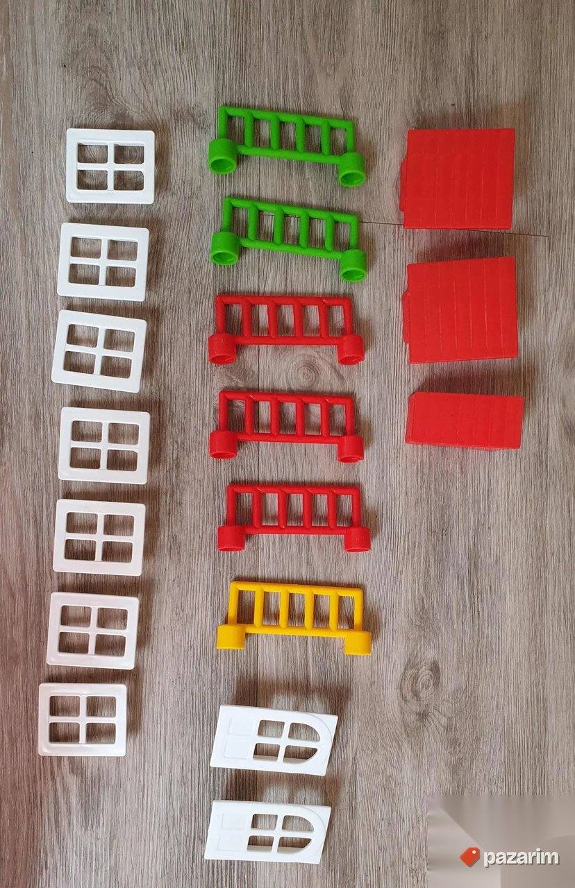 Set od 130 kvalitetnih plastičnih kocki za slaganje 2