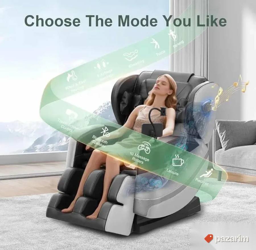 Premium masažna fotelja Zero Gravity grejanje 8 airbagova 5