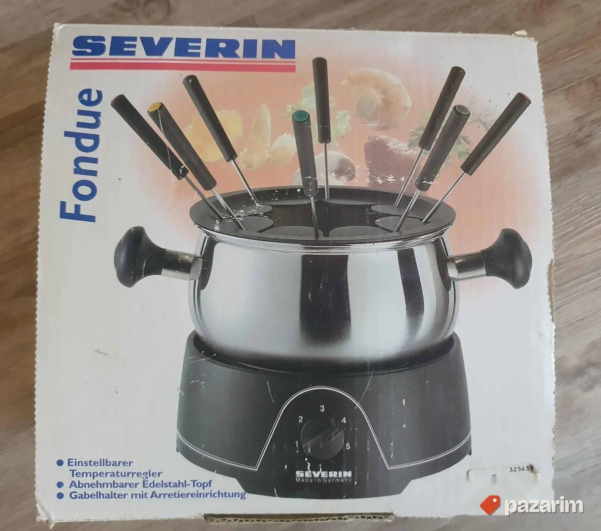 Severin fondue set 19 viljušaka 1500W 1