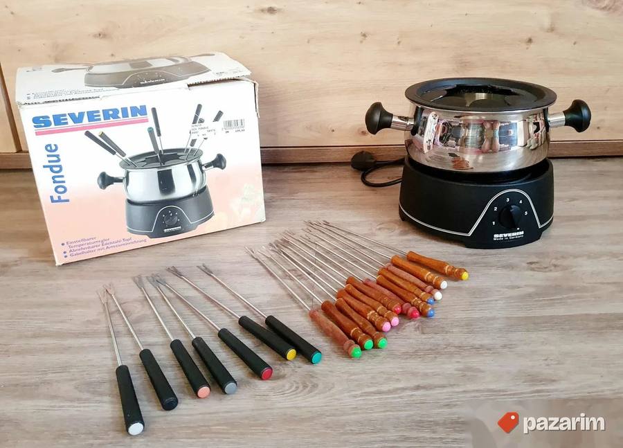 Severin fondue set 19 viljušaka 1500W 3