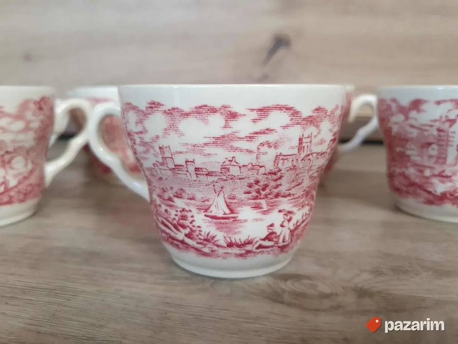 7 prelepih engleskih vintage porcelanskih šolja 3