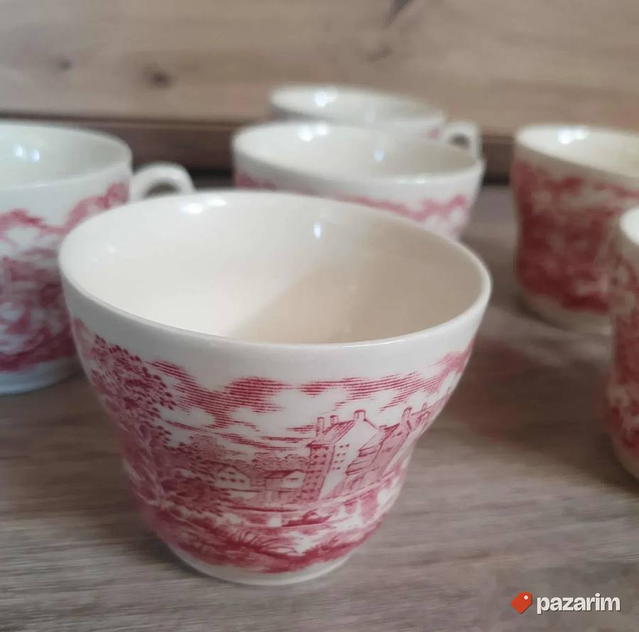 7 prelepih engleskih vintage porcelanskih šolja 4