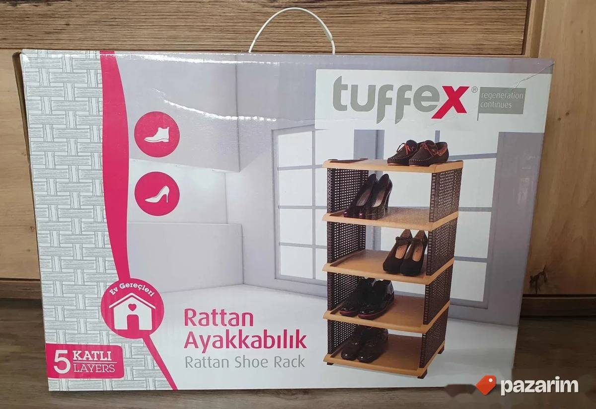 Tuffex Rattan cipelarnik sa 5 nivoa NOVO 1