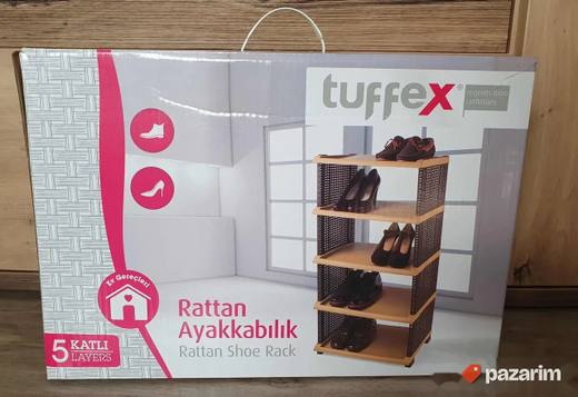 Tuffex Rattan cipelarnik sa 5 nivoa NOVO
