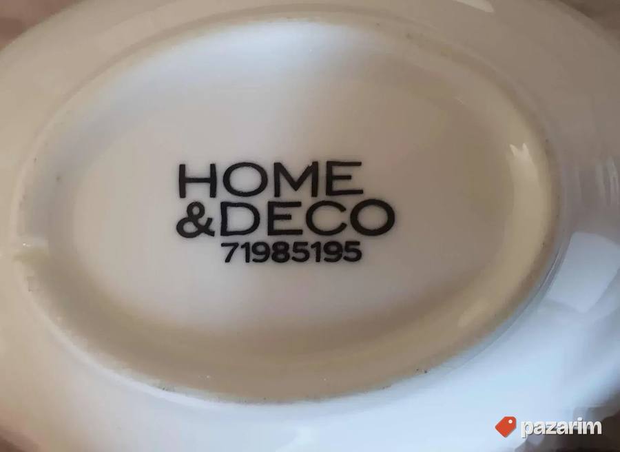 Moderne porcelanske ovalne činije sa ručkama 2 komada 5