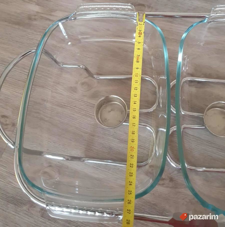 Dupli Pyrex vatrostalni server za hranu sa grejačima (posuda 8
