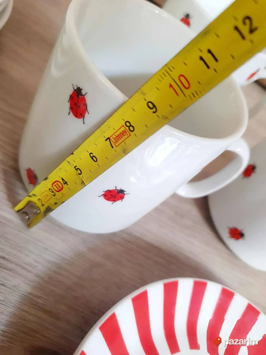 Retro / Vintage porcelanski set Bubamara (tanjiri i šolje) 6