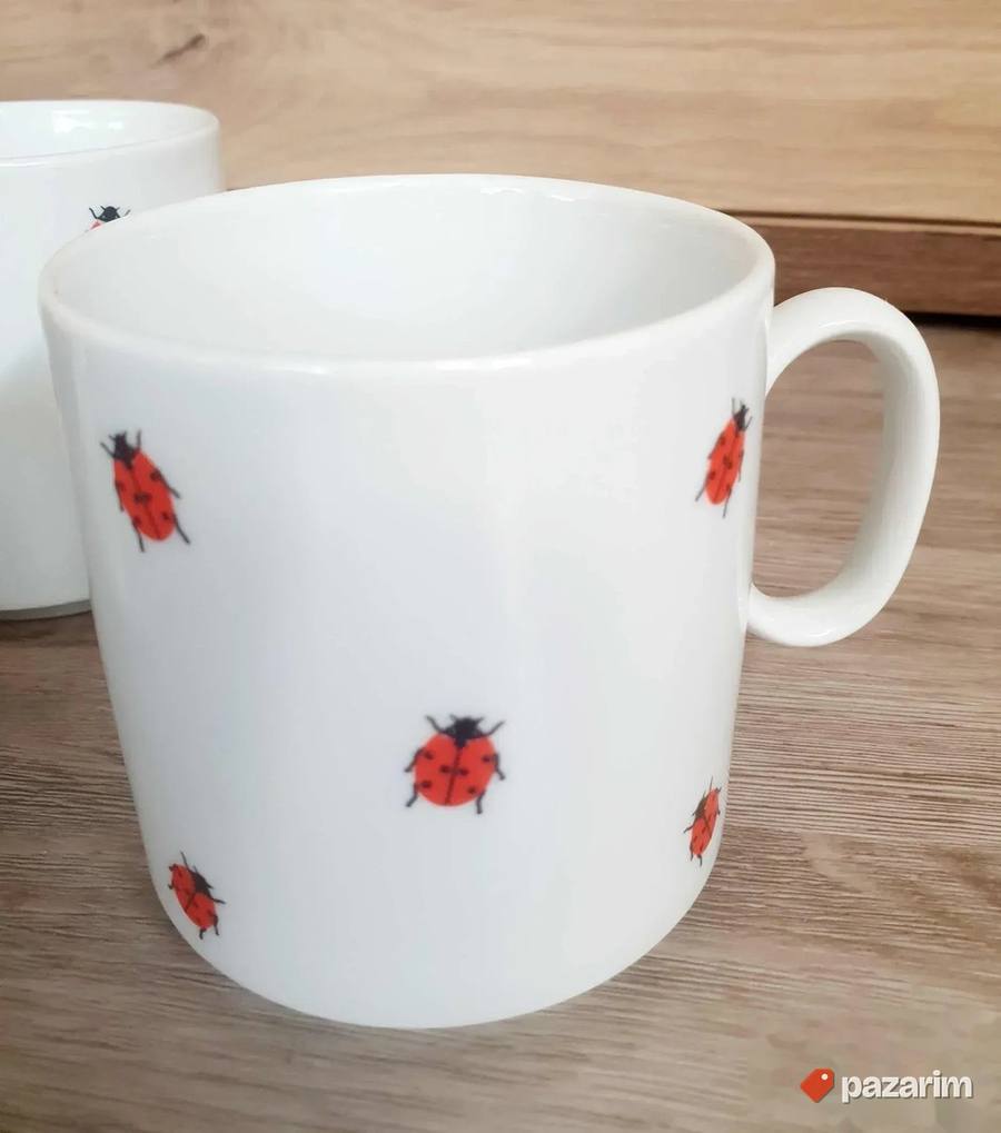 Retro / Vintage porcelanski set Bubamara (tanjiri i šolje) 8