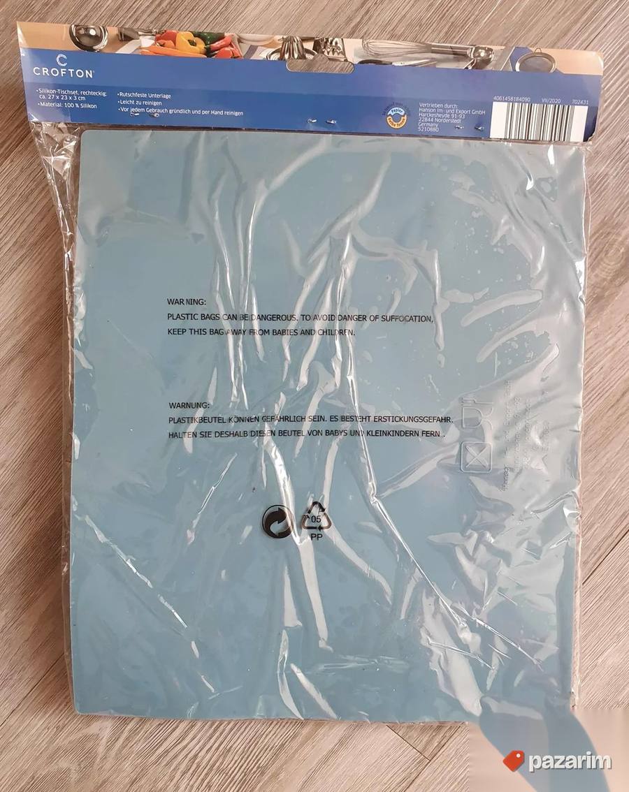 Novo Crofton dečija silikonska podloga tanjir sa pregradama 2