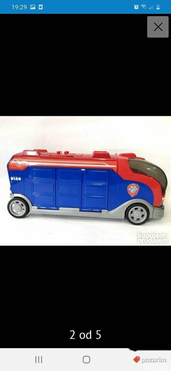 Kamion kamper Patrolne šape +3 figure šape igracka 3
