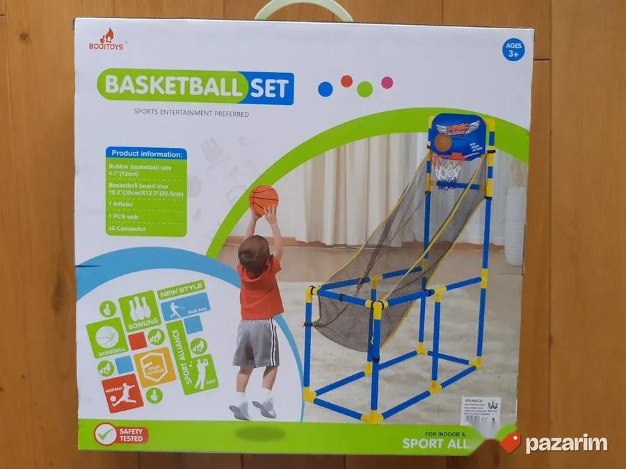 Košarka SET za decu sa zaštitnom mrežicom 2