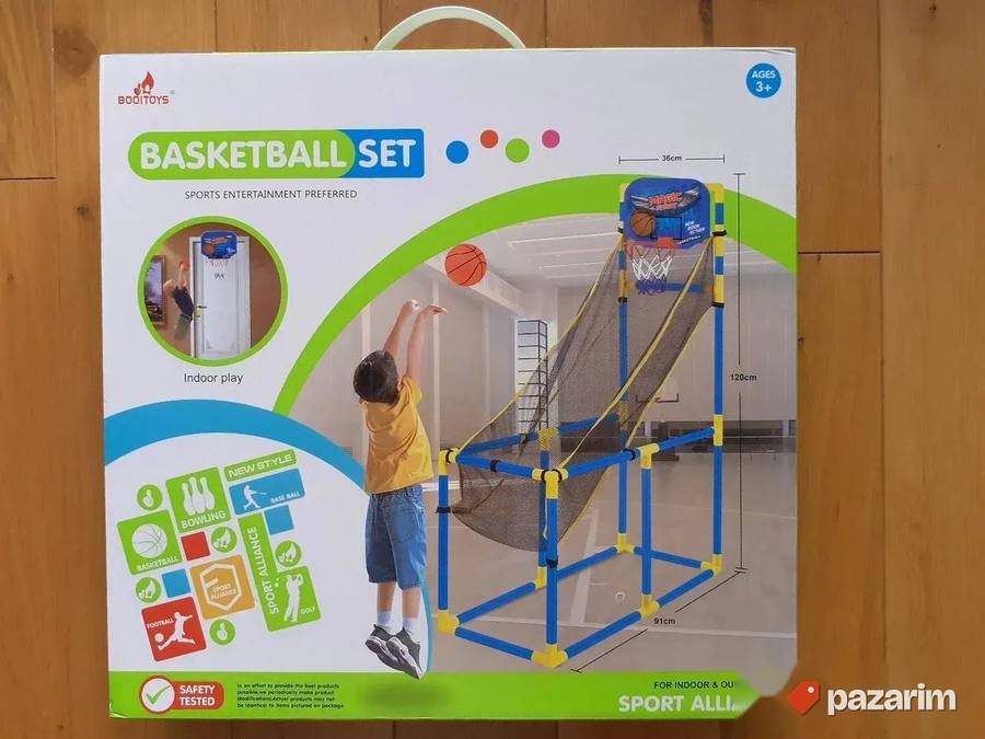 Košarka SET za decu sa zaštitnom mrežicom 3