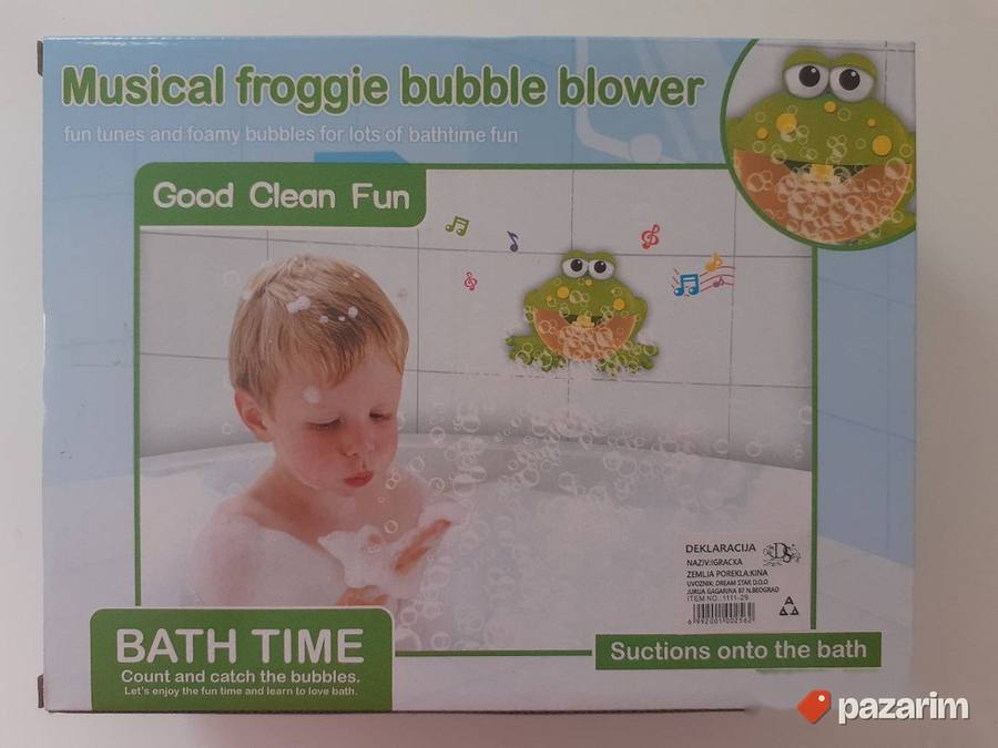 Muzička ŽABA za kadu pravi baloncice 2