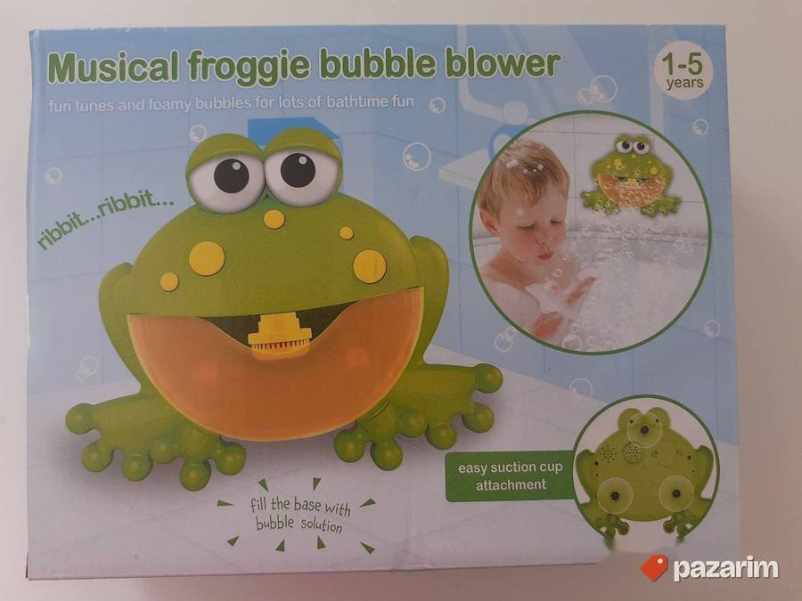 Muzička ŽABA za kadu pravi baloncice 3