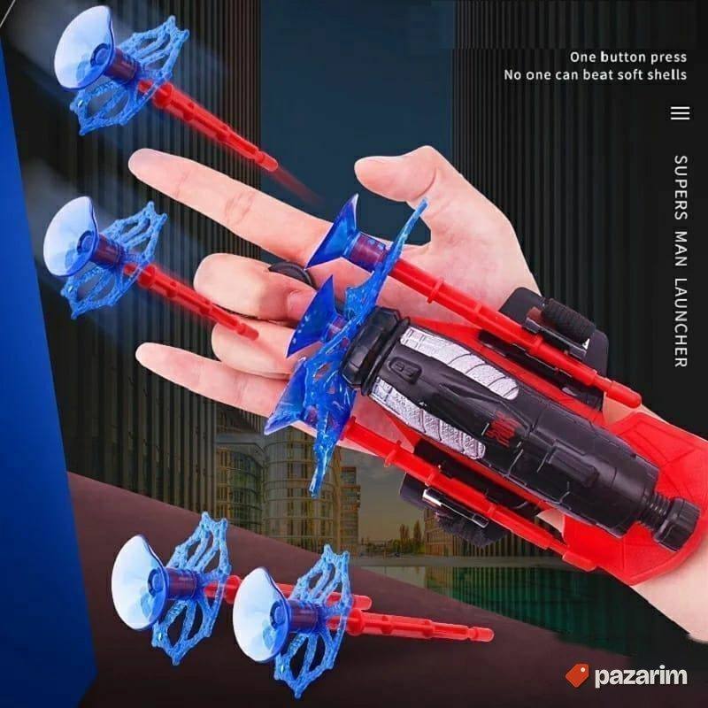 SPAJDERMEN rukavica sa strelama + Spajdermen figura 1