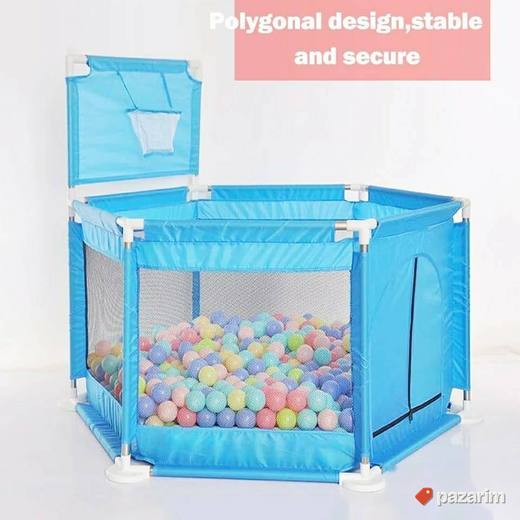 VELIKA stabilna ogradica sa kosem+ GRATIS loptice za bebe