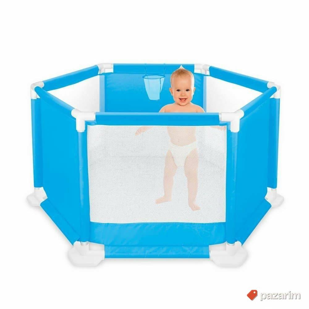 Stabilna ogradica šestougao + KOŠ za bebe 1