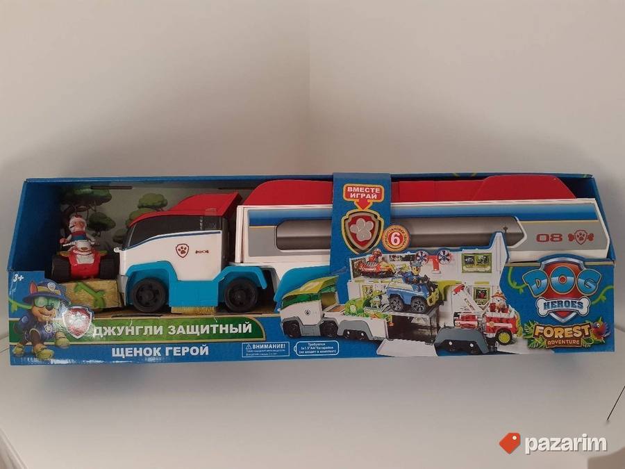 Patrolne šape OGROMNI kamion+1 Rajder+GRATIS poklon igračka 2