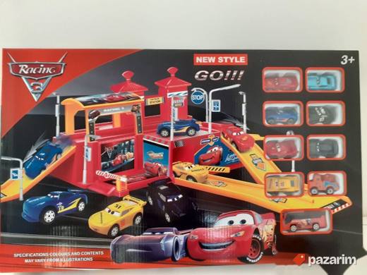 CARS parking velika garaža/ 9 raznih autica za decu igračka