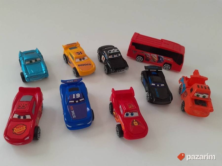 CARS parking velika garaža/ 9 raznih autica za decu igračka 4