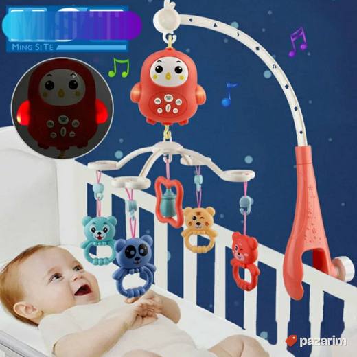 Muzicka vrteska za bebe/ PINGVIN + daljinski