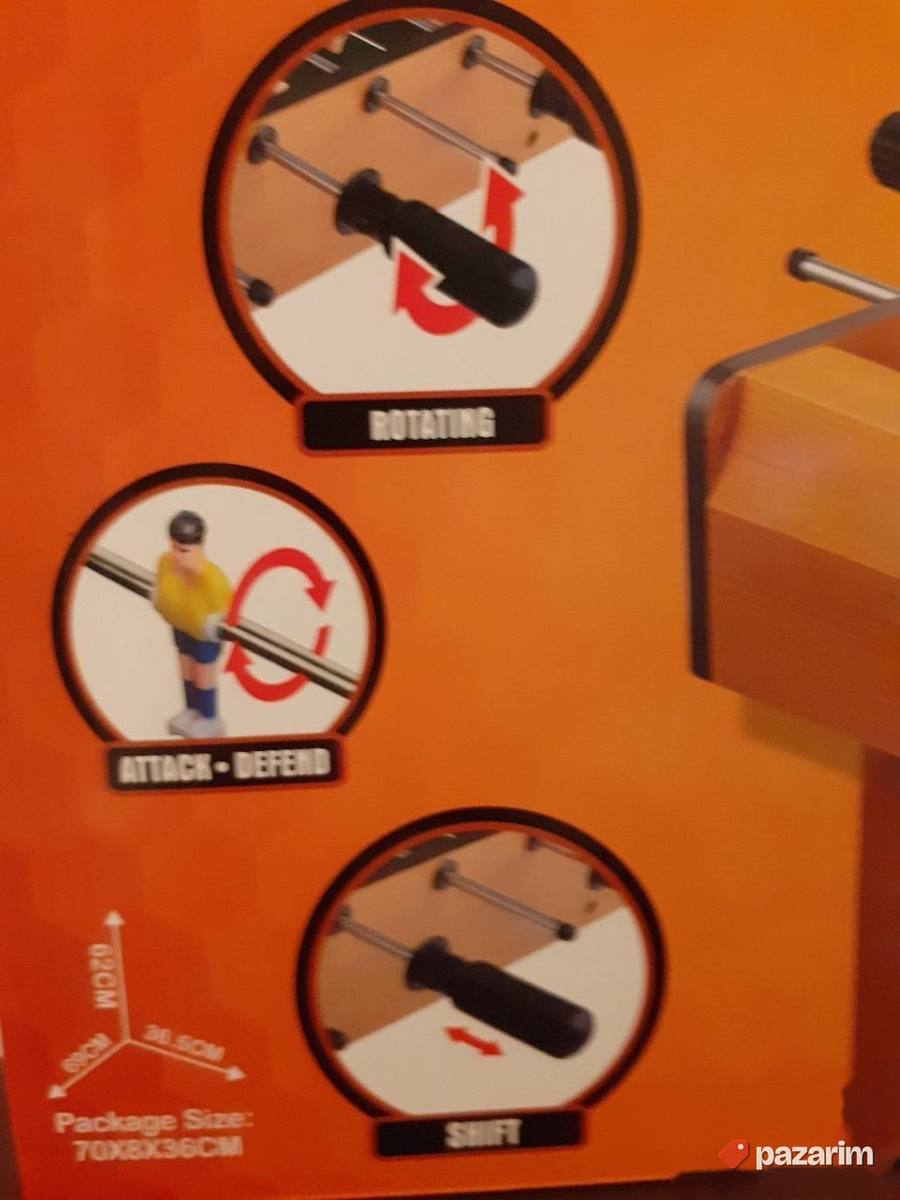 Stoni fudbal od drveta za decu i odrasle 6