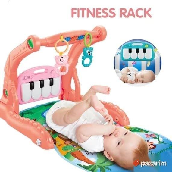Guralica hodalica+ klavir +baby gym 3u1 2
