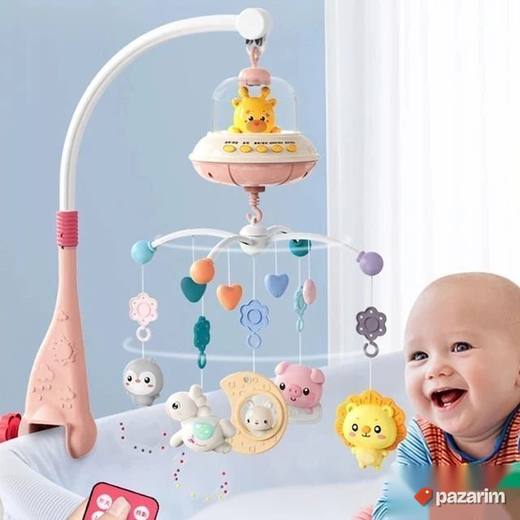 Muzicka vrteska ŽIRAFA ujedno i svetiljka za bebe