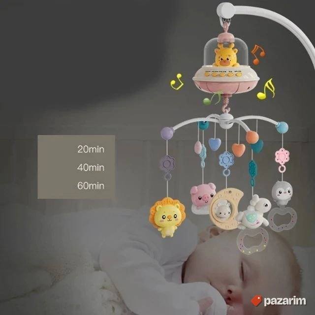 Muzicka vrteska ŽIRAFA ujedno i svetiljka za bebe 2