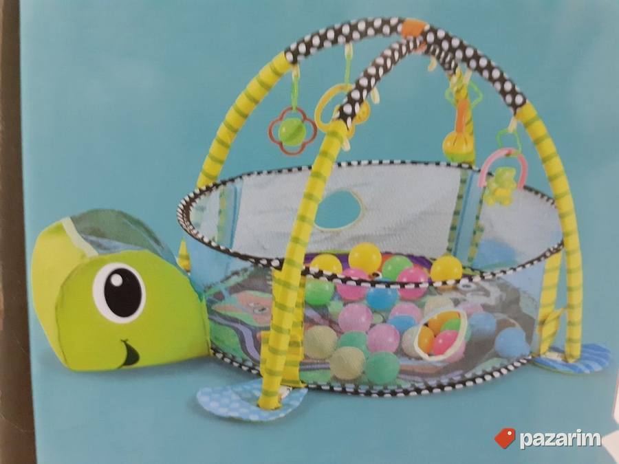 Ogradica za bebe KORNJACA+ prostirka+ loptice+ igracke 5
